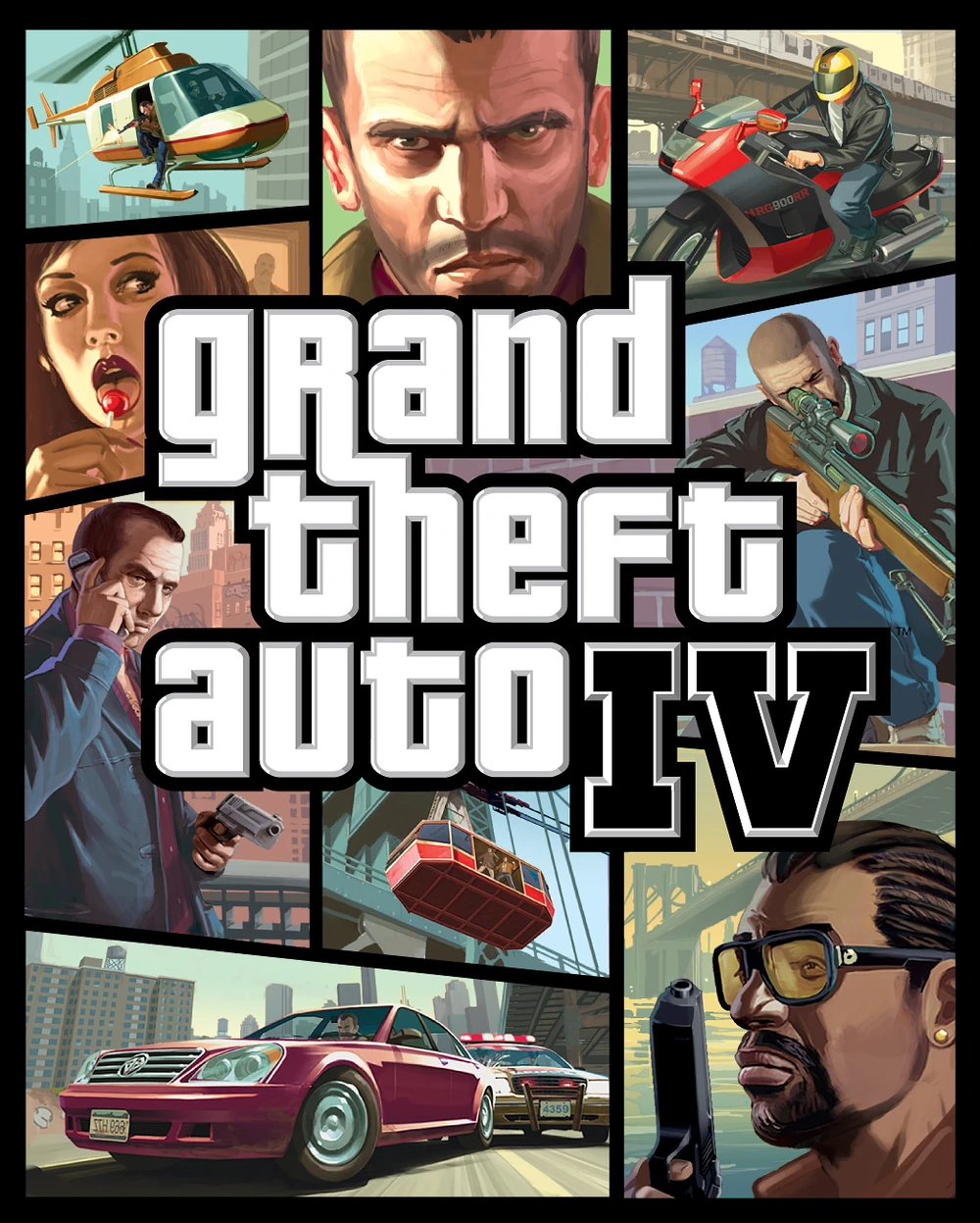 Carátula de GTA IV