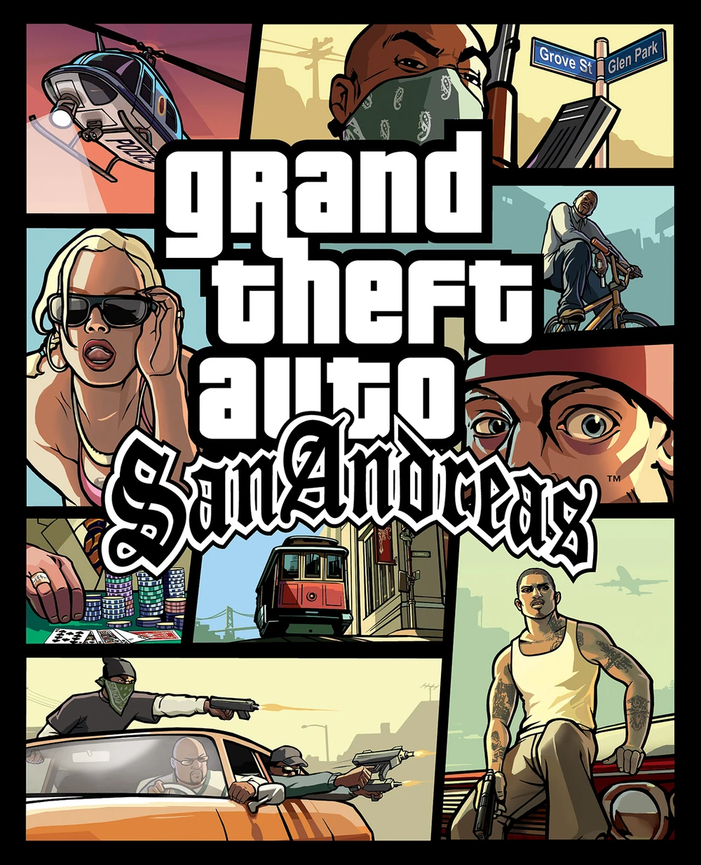 Carátula de GTA San Andreas