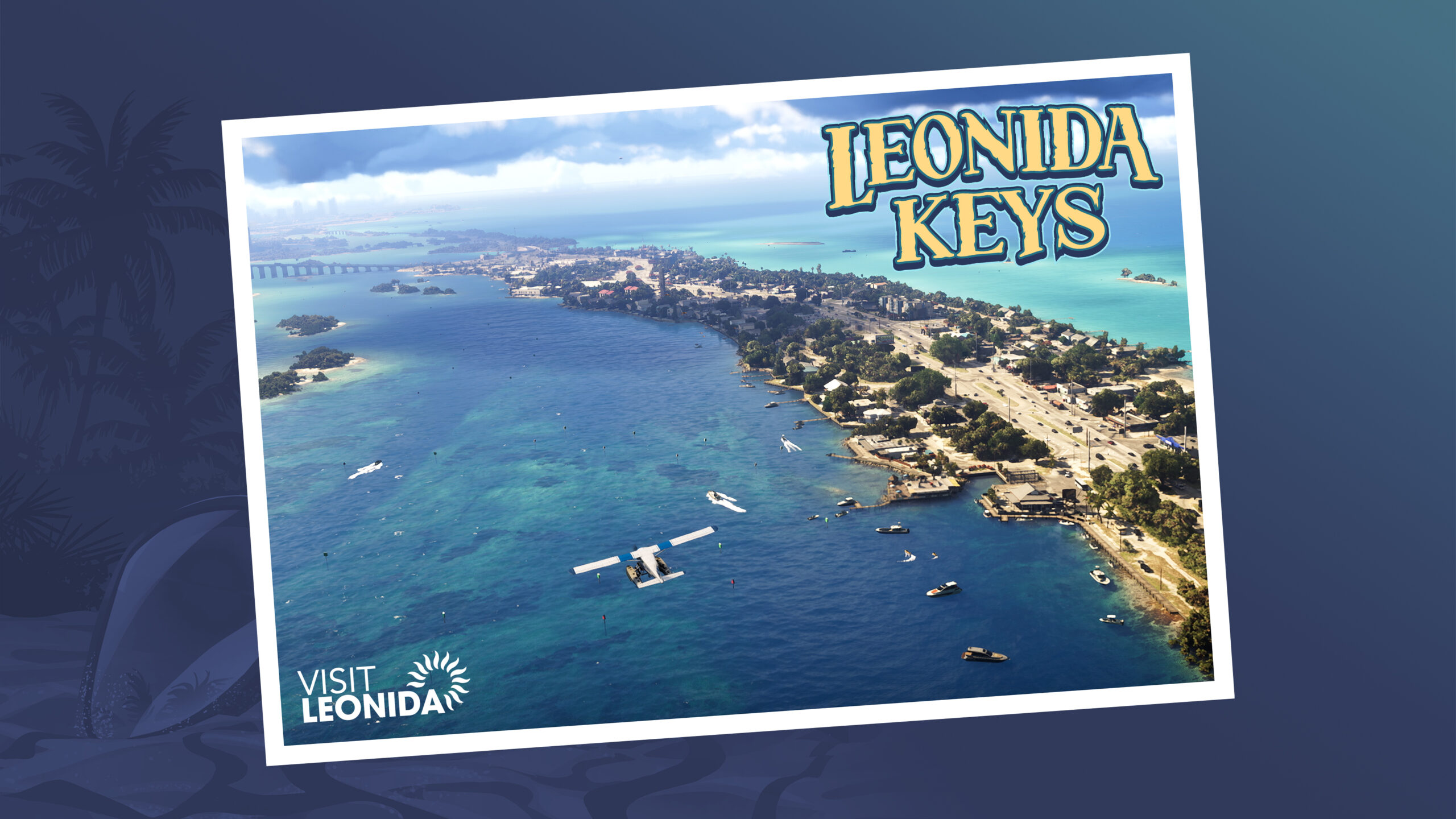 Postal oficial de los Leonida Keys (GTA VI)