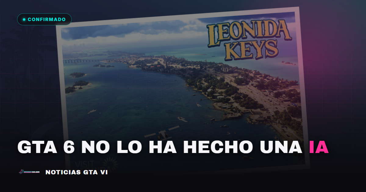 GTA 6 sin IA: está hecho a mano, no con inteligencia artificial