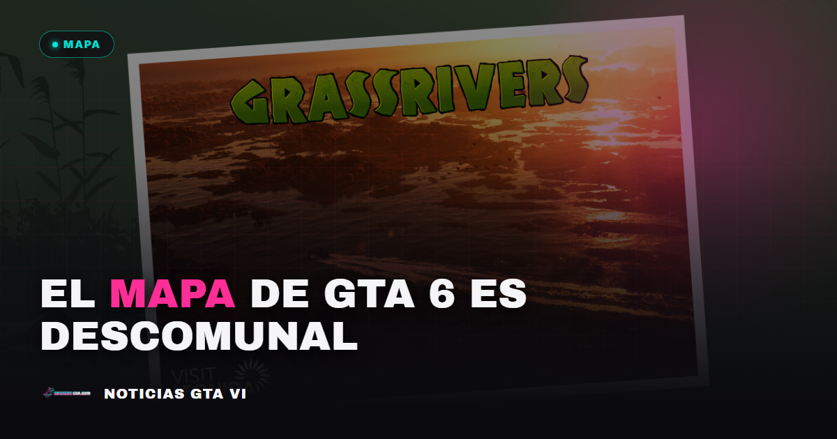 El mapa de GTA 6 es descomunal: 3 veces RDR2 y Vice City el doble que GTA 5