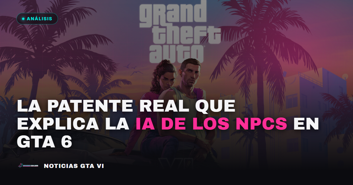 La patente real de Take-Two que explica la IA de los NPCs en GTA 6