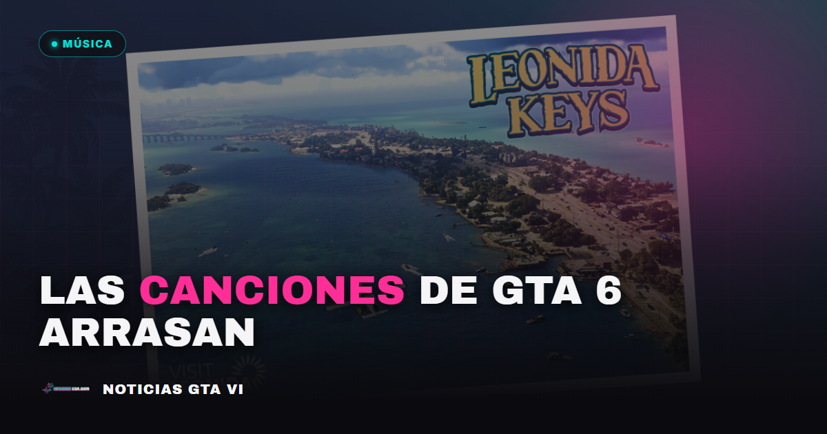 Las canciones de GTA 6 arrasan en Spotify: ‘Inner Light’ sube un 1.070%