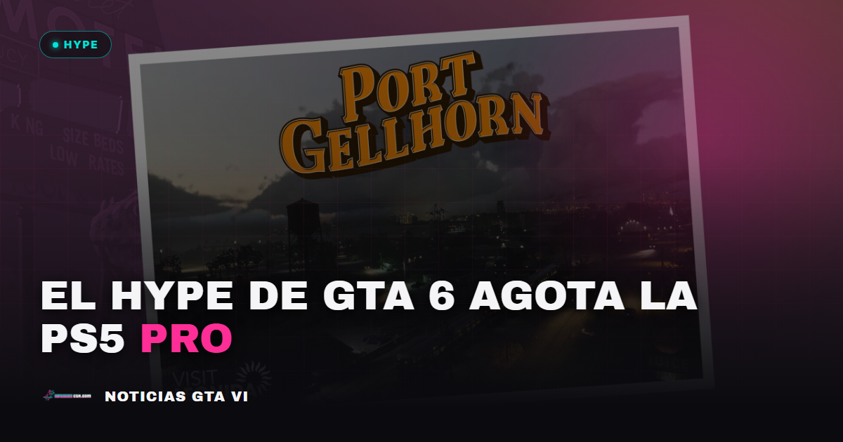 El hype de GTA 6 agota la PS5 Pro: los reventa piden hasta 2.200 dólares